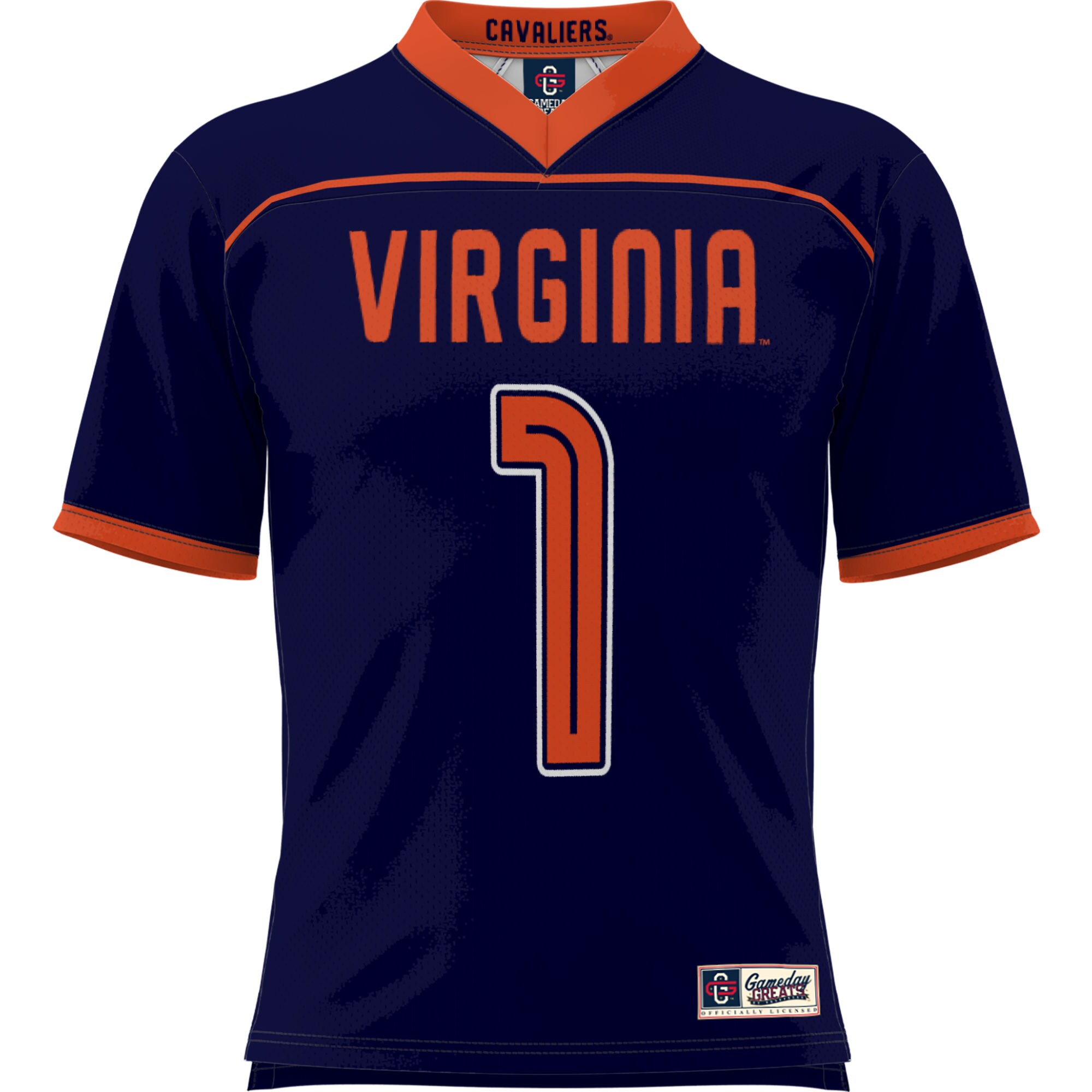 [DDG] Virginia Cavaliers GameDay Greats #1 Lightweight Lacrosse Jersey - Navy