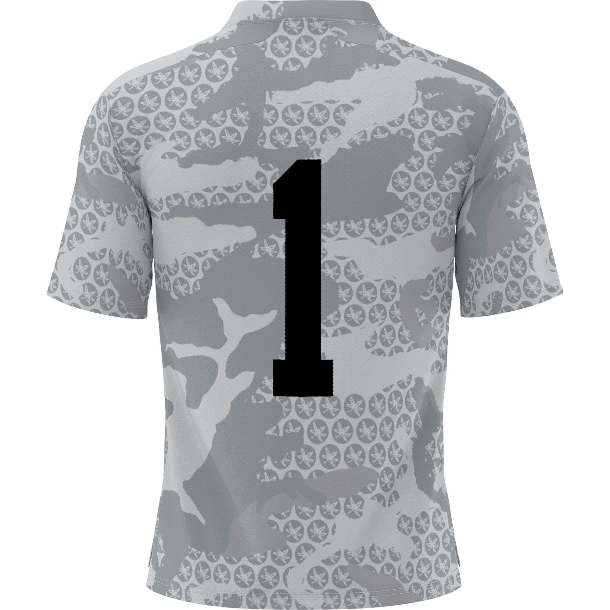 [NJP] Ohio State Buckeyes GameDay Greats Youth Camo Football Jersey - Gray