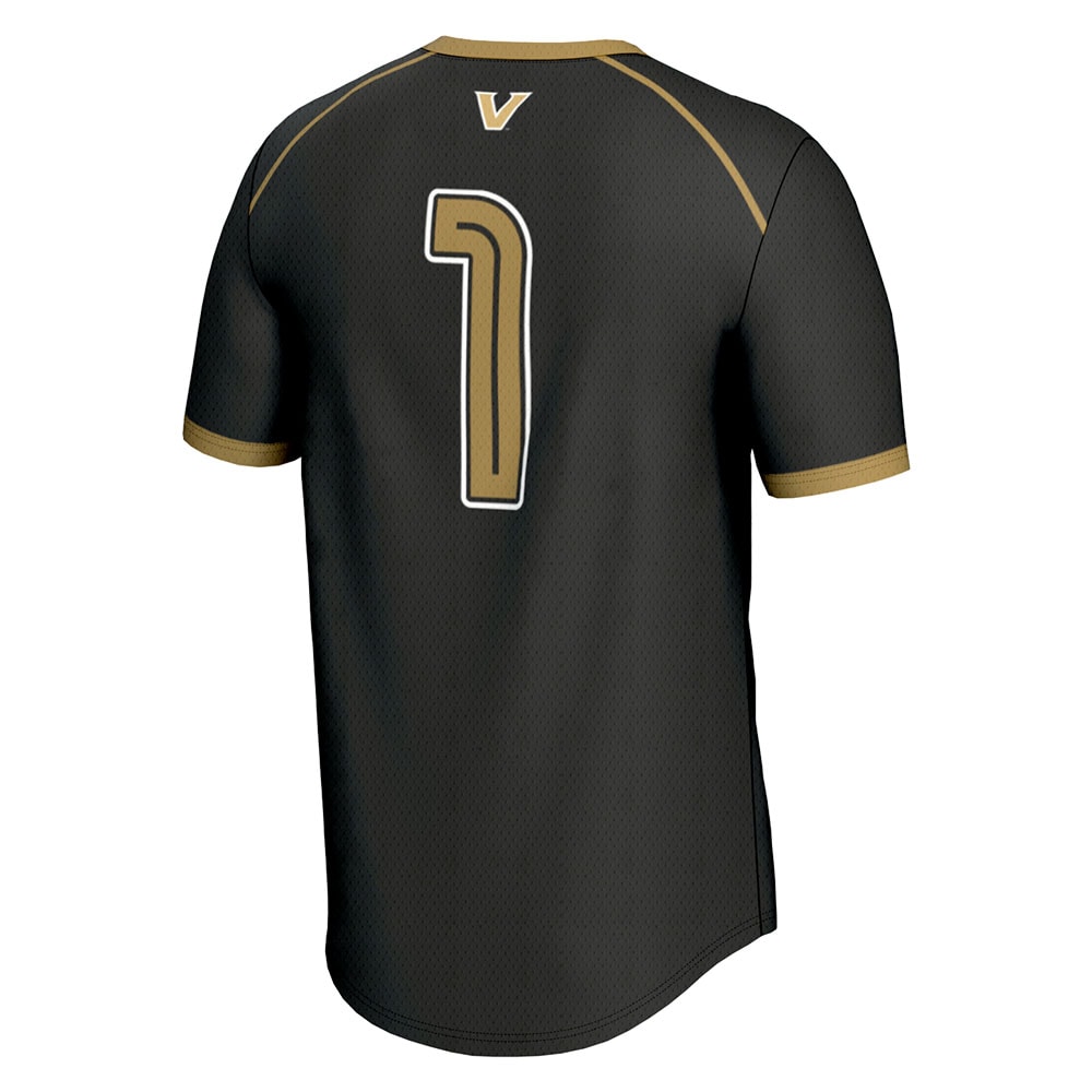 [NJP] Vanderbilt Commodores GameDay Greats Youth Lightweight Lacrosse Jersey - Black