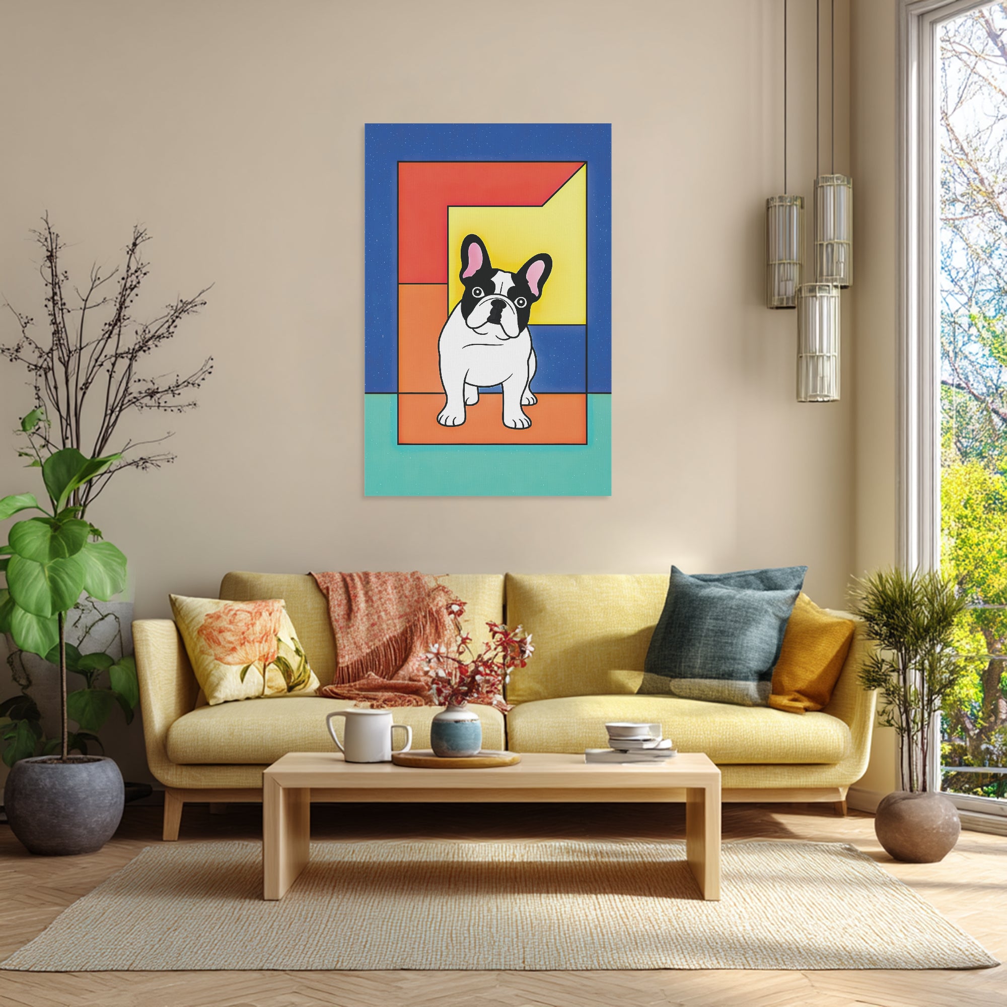 Chapo - Dog Owner Vertical Canvas Painting Pet Owner Apparel