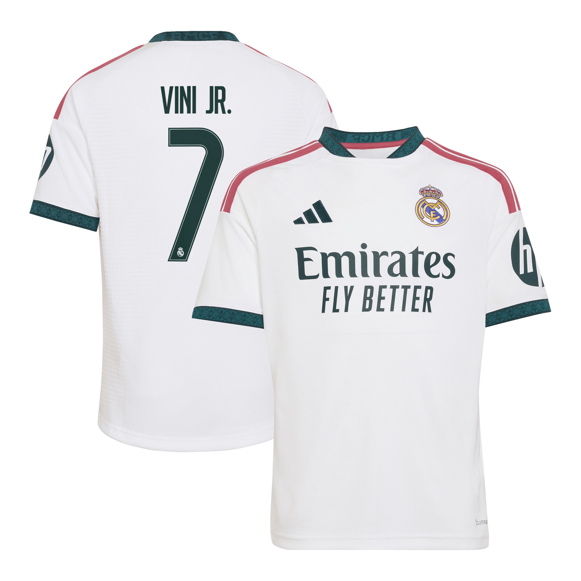 [SJH] Vini Jr. Real Madrid Youth 2026/27 Home Replica Jersey - White