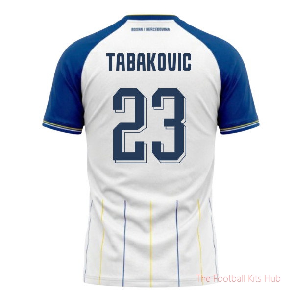 Bosnia And Herzegovina 2026-2027 Away Shirt (Tabakovic 23)