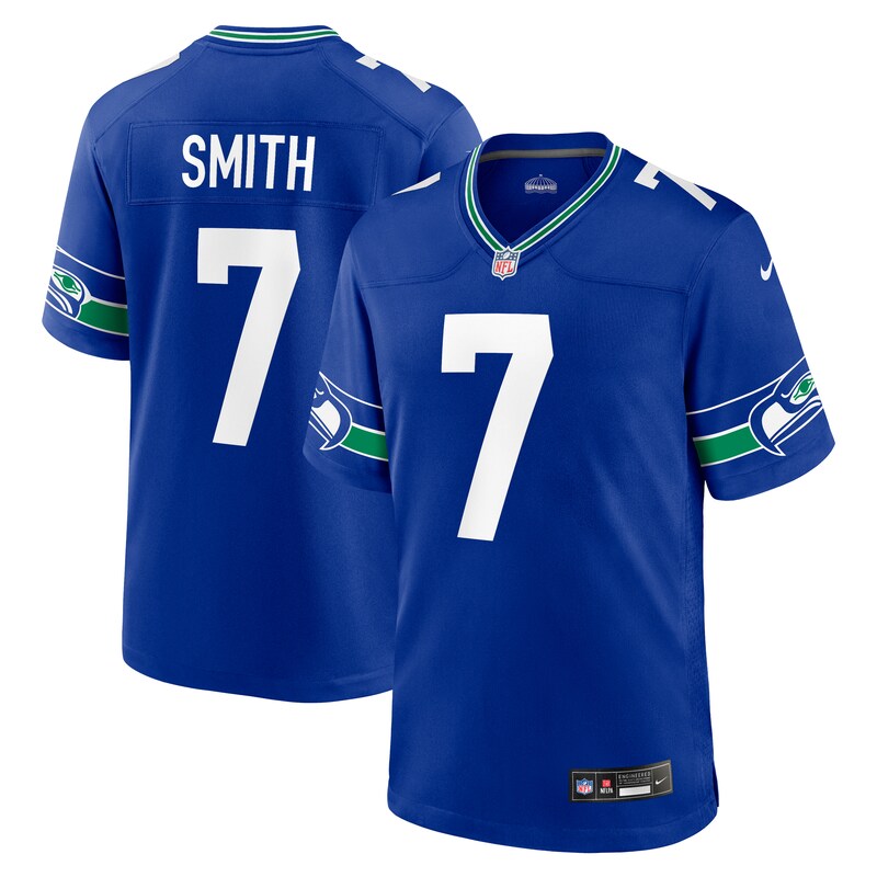 None Geno Smith Team Captain SEA Seahawks Durable Jersey Football Appa
