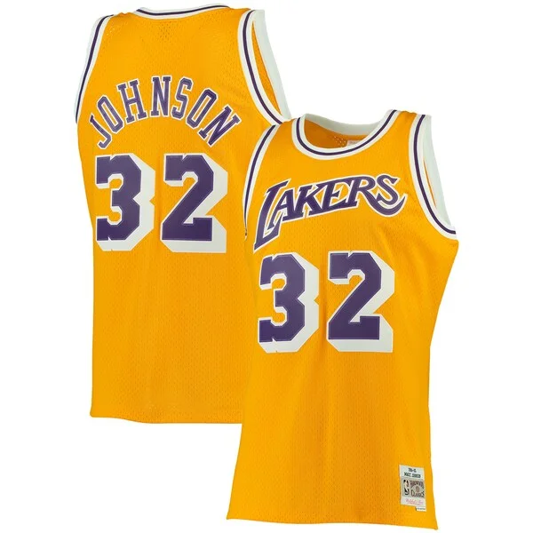 Magic Johnson LAL Swingman Jersey - classic premium casual NBA