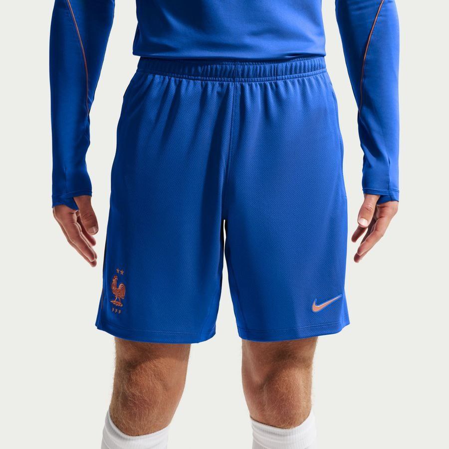 France Training Shorts Dri-FIT Strike World Cup 2026 - Game Royal/Blackened Blue/Metallic Copper