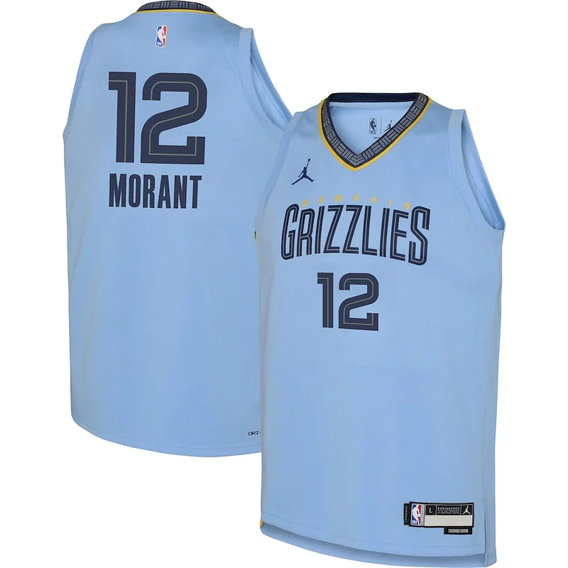 Ja Morant MEM Swingman Jersey - exclusive NBA - Blue NBA casual