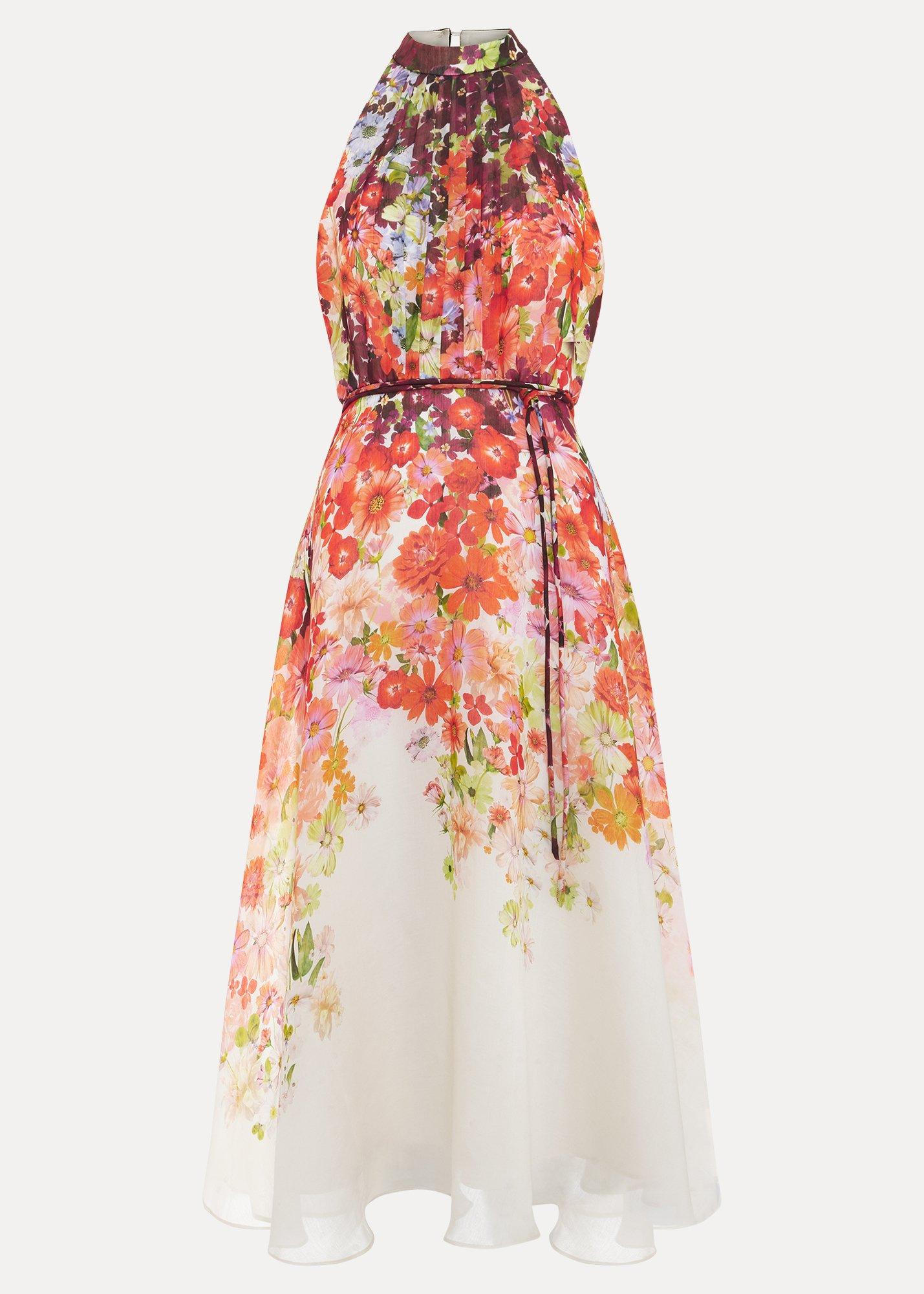 Petite Bethany Floral Print Dress