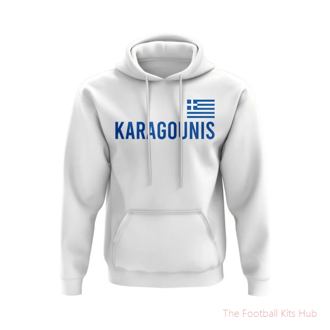 Giorgos Karagounis Greece Name Hoody (White)