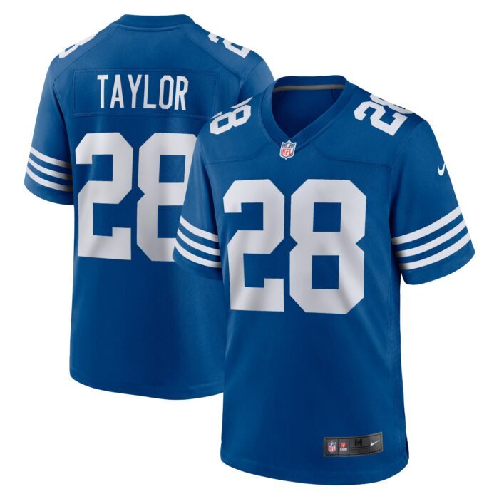 Men's Indianapolis Colts Jonathan Taylor Nike Royal Altern...