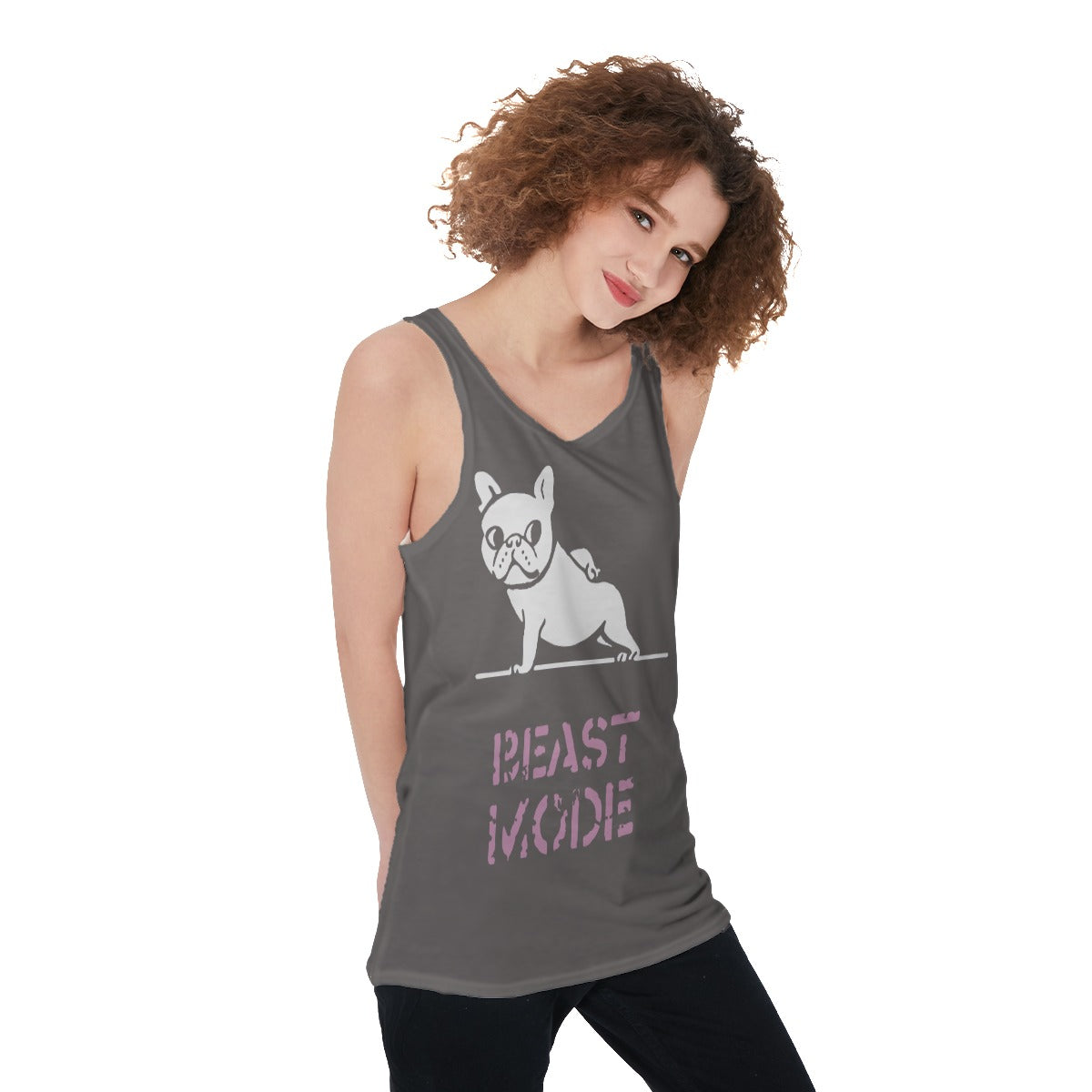 Non-slip Beast Mode - Non-slip Women's Tank Top Pet Gear