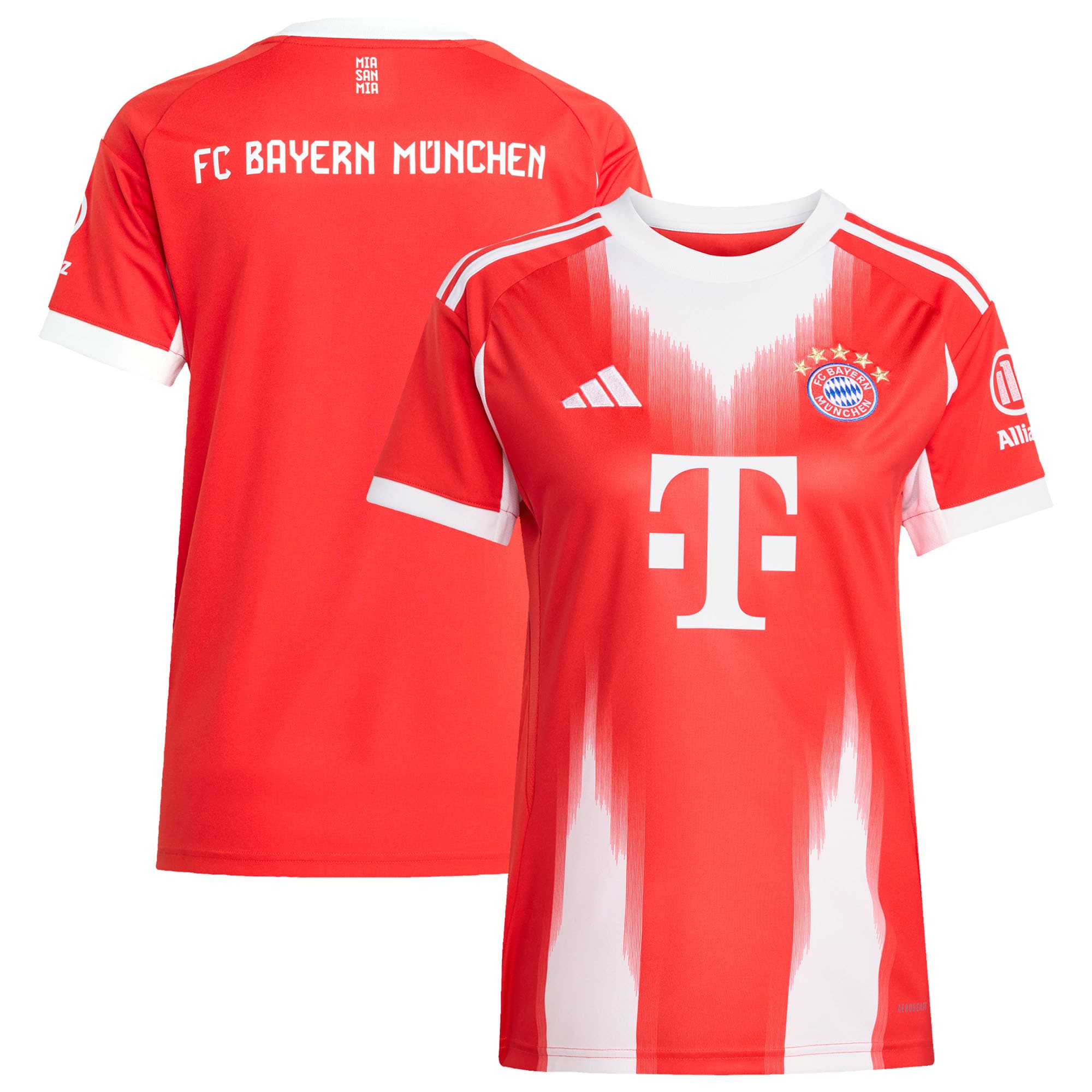 [SJH] Bayern Munich Women's 2025/26 Home Replica Jersey - Red