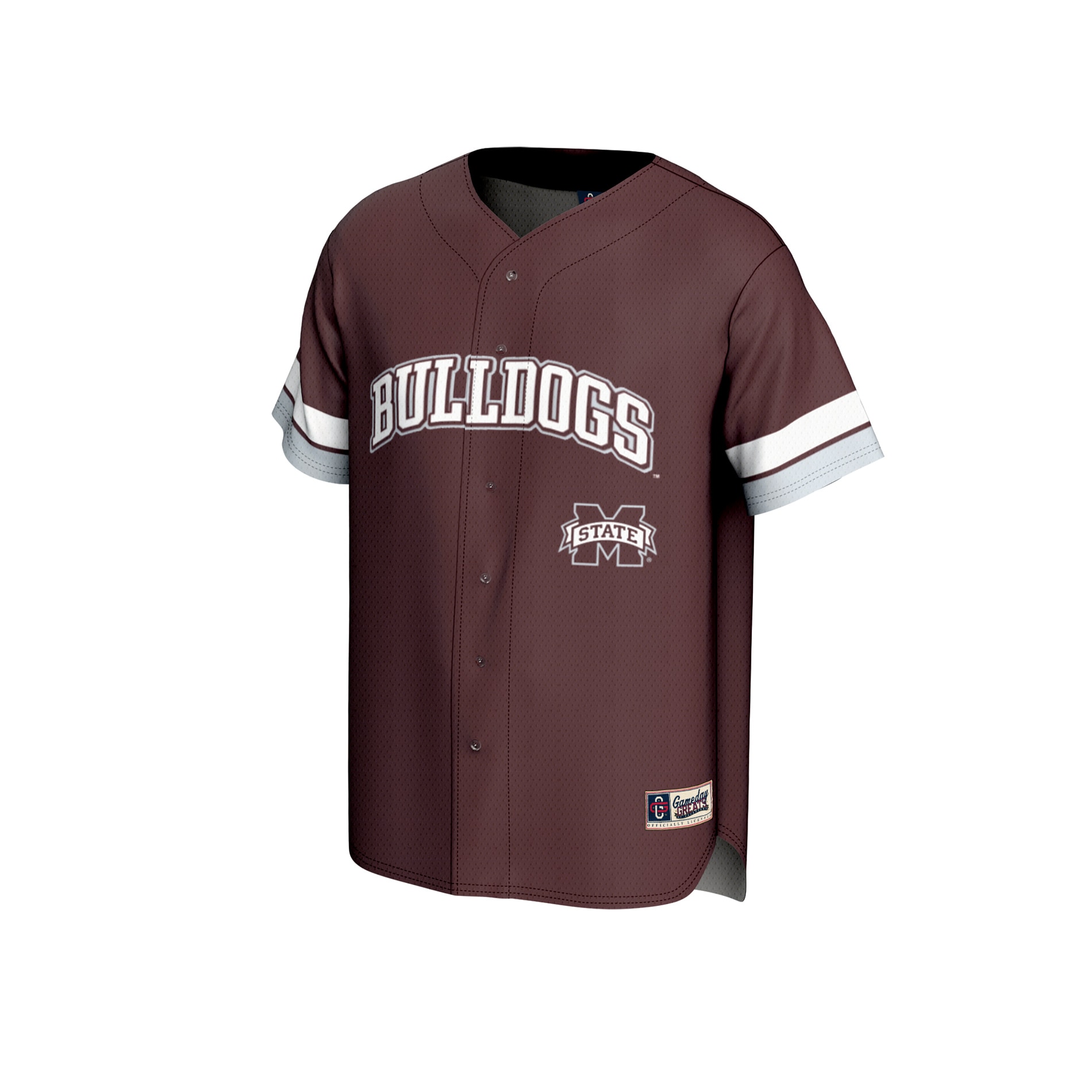 [NJP] Mississippi State Bulldogs GameDay Greats Youth Spirit Baseball Jersey - Maroon