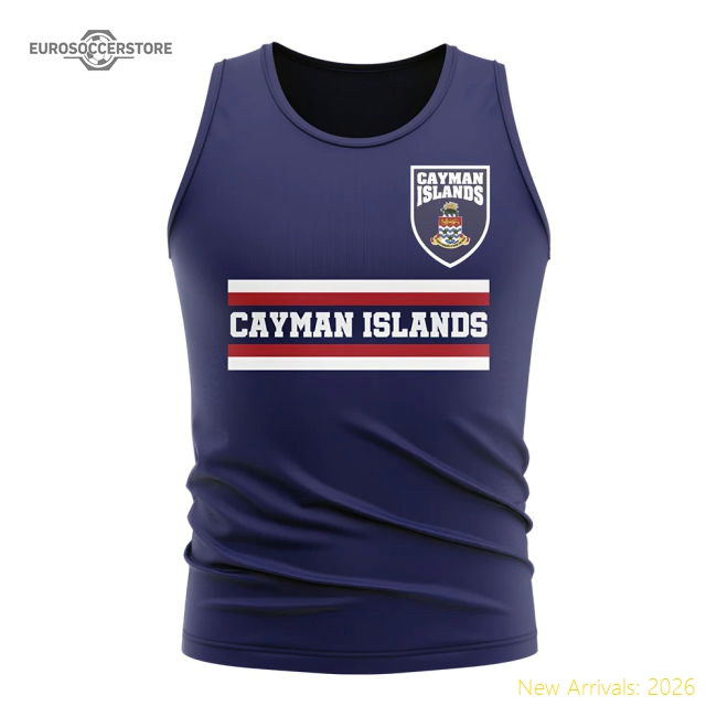 High-quality Cayman Islands Core Football Country Sleeveless Tee (n