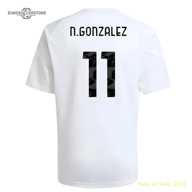 2025-2026 Football Kids Durable Jersey N.gonzalez Performance Fabric