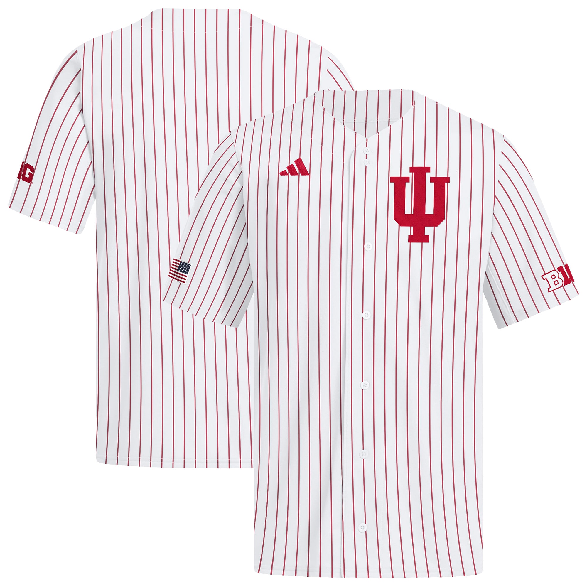 [NJP] Women's Indiana Hoosiers Home Replica Baseball Jersey - White