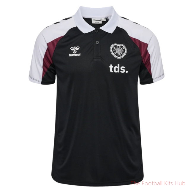 [SPK] 2026/27 Hearts Player Training Polo Shirt Black
