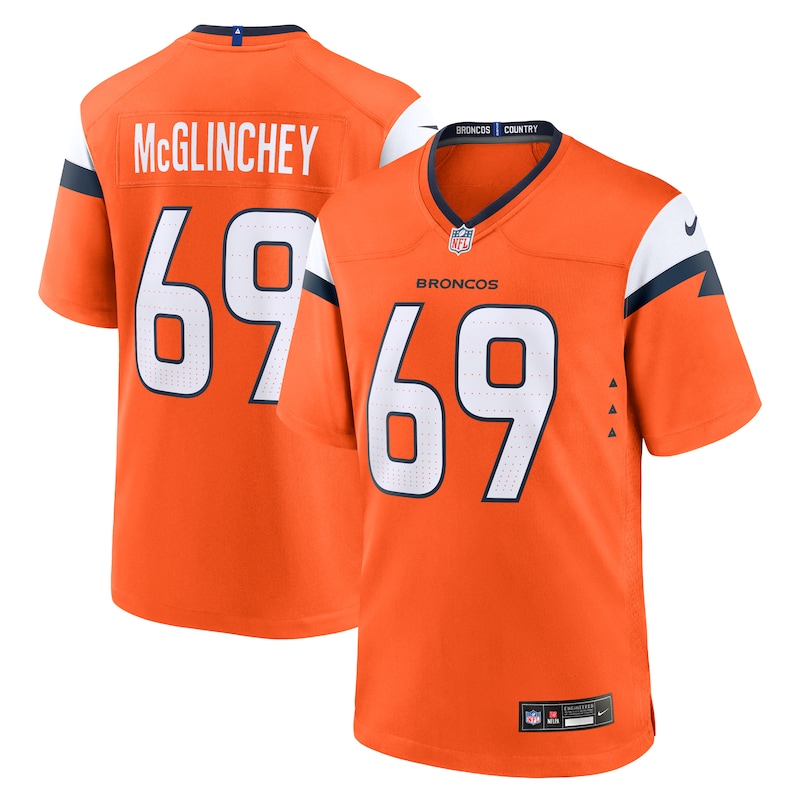 None Mike McGlinchey Denver Broncos Powerhouse Team Game-Day Essential