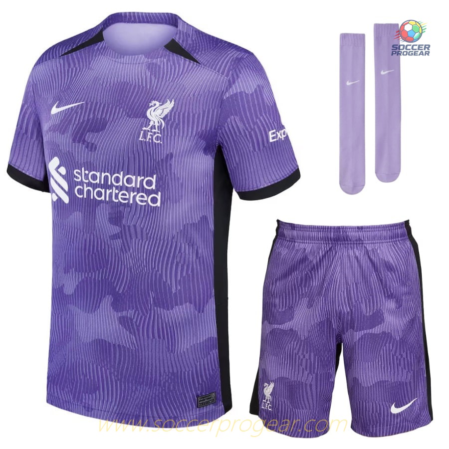 Liverpool Third Child Kit Shirt 2023 2024