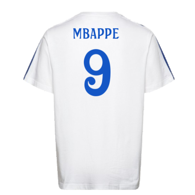 Genuine 2024-2025 Real Madrid Dna Tee (White) (Mbappe 9)