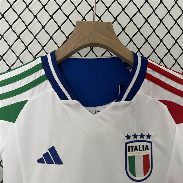 Authentic Kids Italy UEFA Euro 2024 Away Kit ShirtShorts