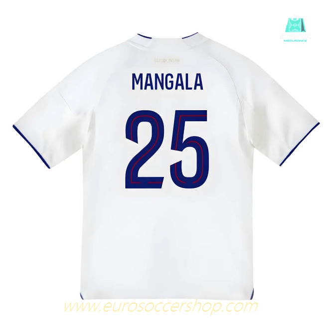 2025-2026 Olympique Lyon Home Shirt (Kids) (Mangala 25)