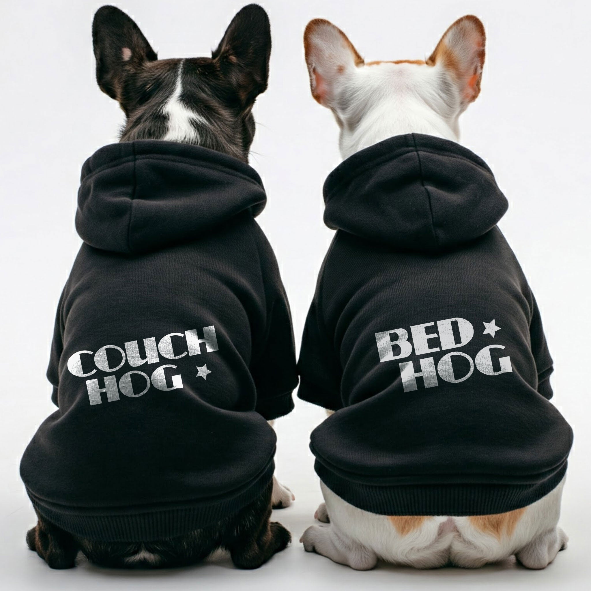 French Bulldog Bed Hog And Couch Hog Matching French Bulldog Hoodies –