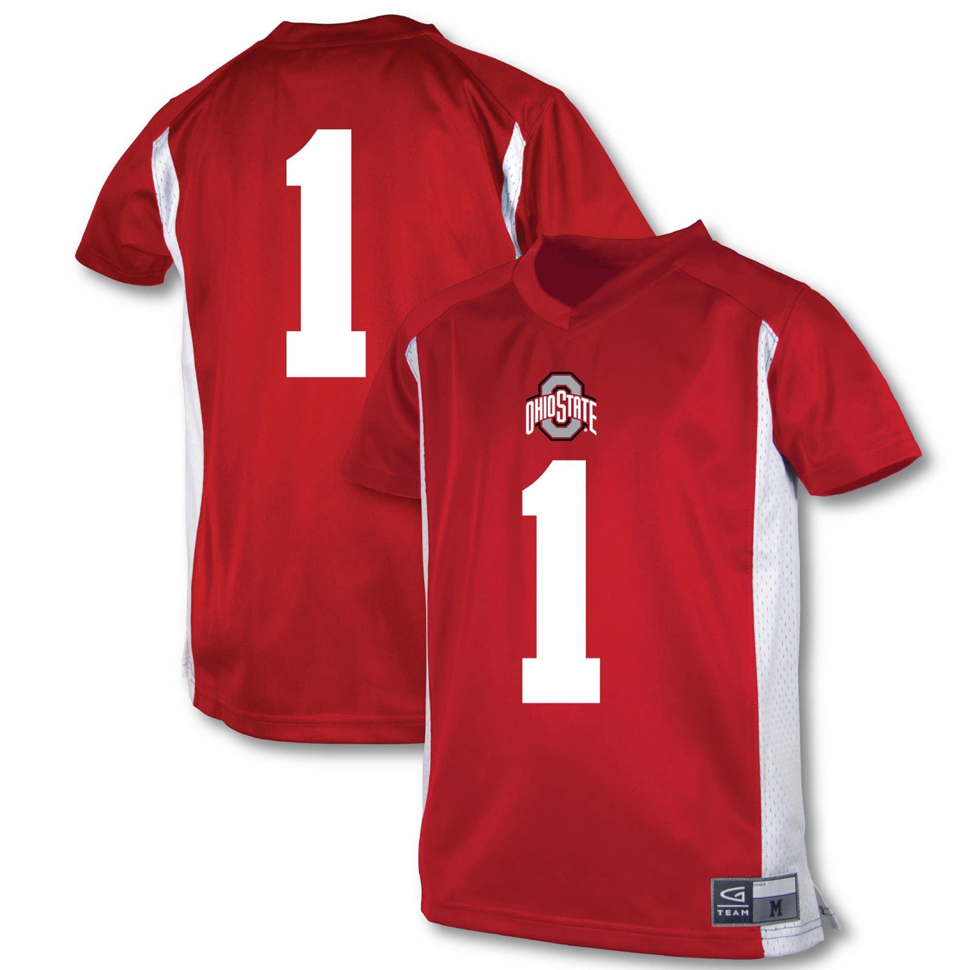 #1 Ohio State Buckeyes Garb Youth 2026/2027 Football Jersey - Scarlet