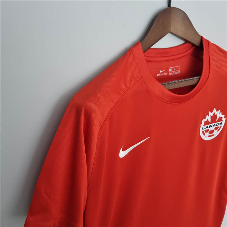 Canada World Cup 2022 Home Red Soccer Jersey Soccer Shirt - World Cup