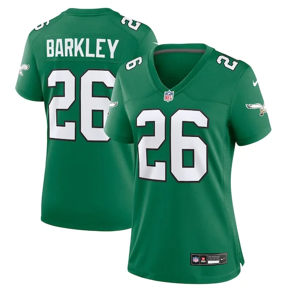 None Saquon Barkley Game Jersey - Green | NFL Player Jersey | NFL Foot