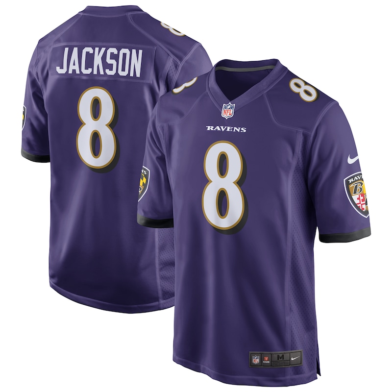 None Lamar Jackson All-Pro BAL Ravens Premium Jersey Game Day Wear