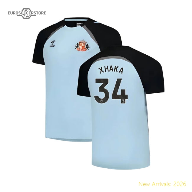 Authentic 2025-2026 Sunderland Training Jersey (blue) (xhaka 34)