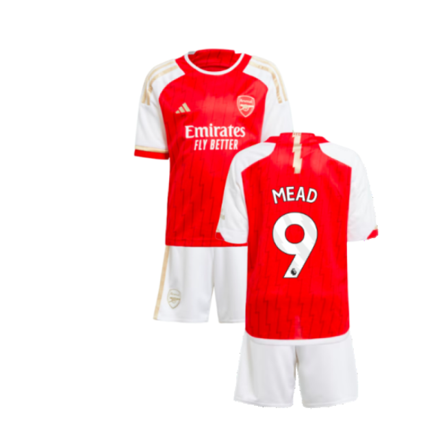 Arsenal 2023-20 Home Shirt Mead #9 L M S