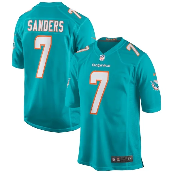 None Game NFL Jersey - Aqua | Durable Football Apparel | NFL Football