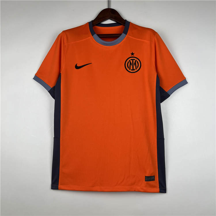 2324 Inter Milan Away Orange Soccer Jersey Football Shirt - Official