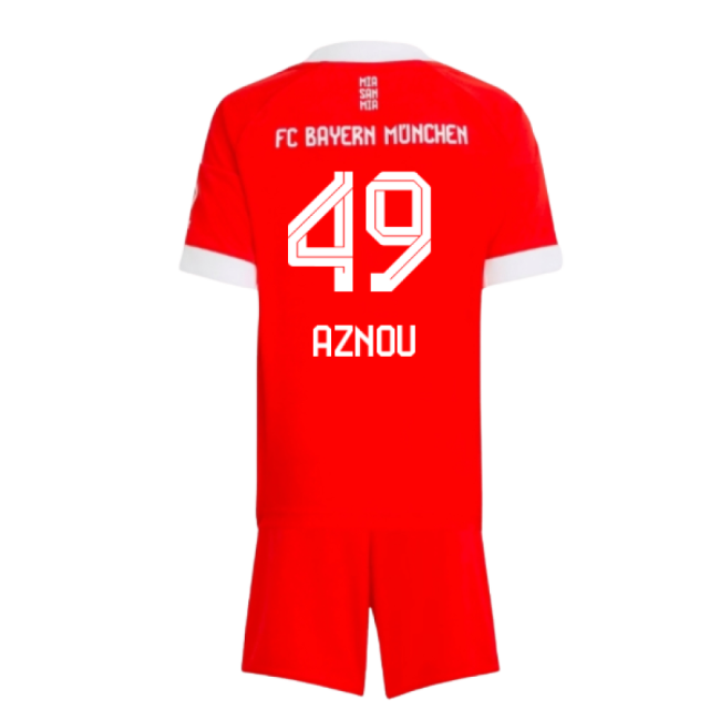 2025-2026 Bayern Munich Home Mini Kit (aznou 49) - Fan Design