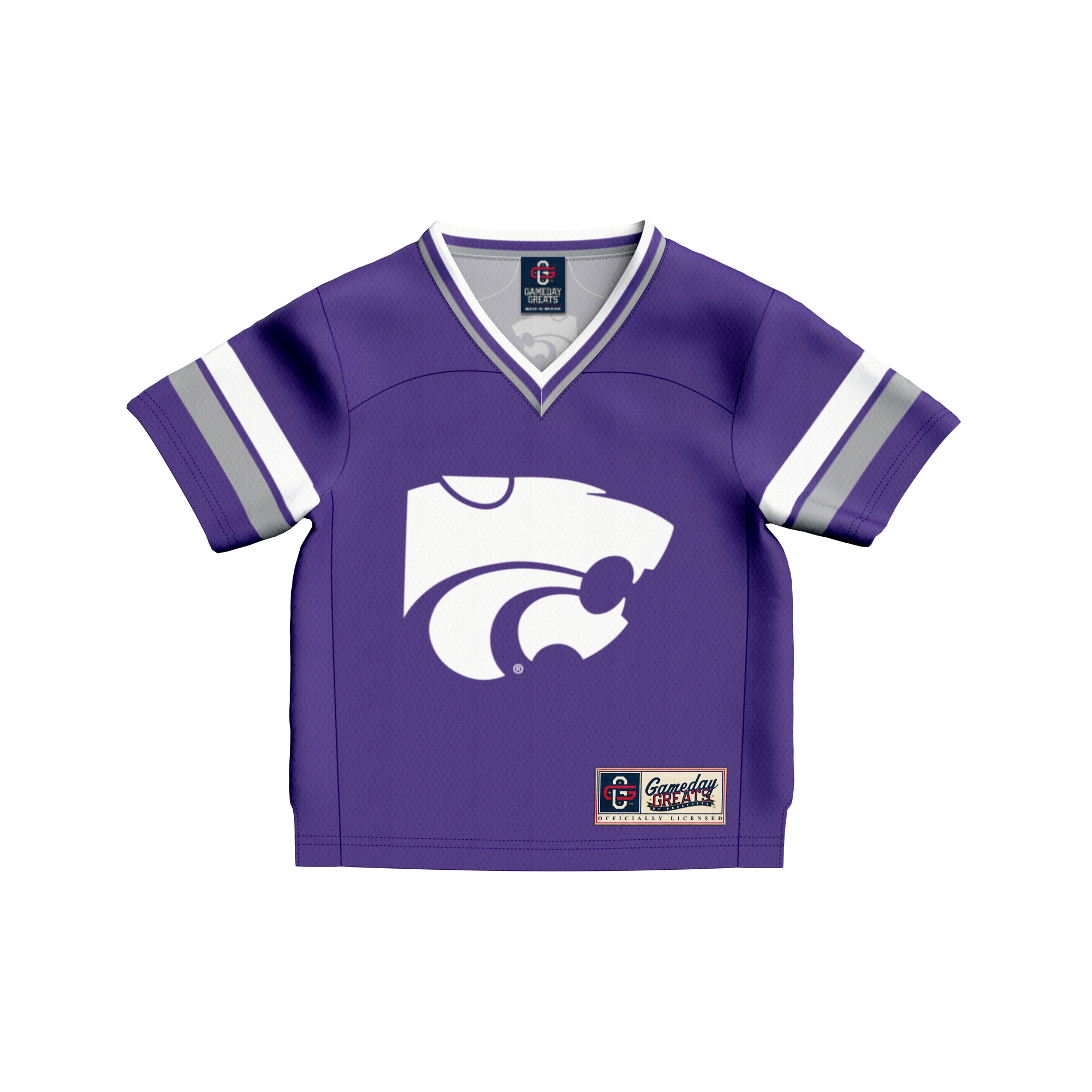[NJP] Kansas State Wildcats GameDay Greats Toddler Collegiate Football Fashion Jersey - Purple