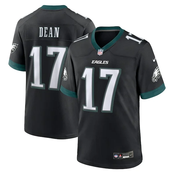 None Nakobe Dean Game Jersey - Black | NFL Player Jersey | NFL Footbal