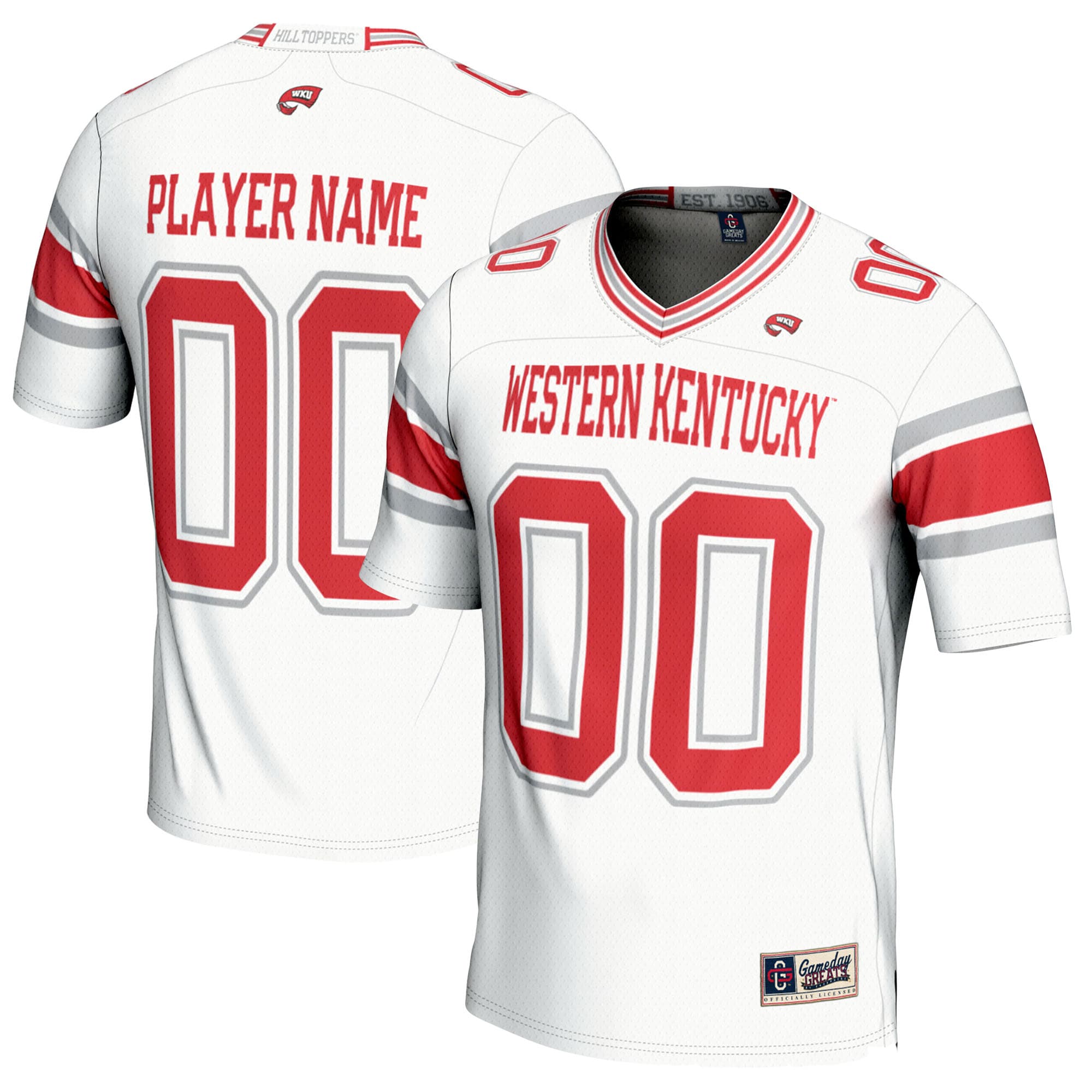 [NJP] Women's Western Kentucky Hilltoppers GameDay Greats NIL Pick-A-Player Football Jersey - White