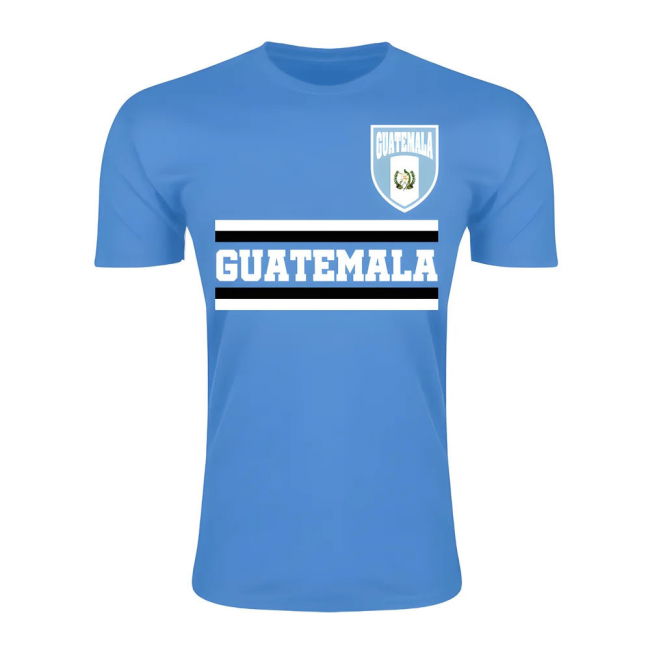 Top-Tier Pro-Grade Guatemala Core Football Country T-Shirt (Sky)