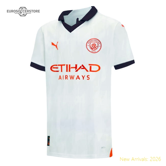 Official 2023-2024 Man City Away Shirt (kids) (de Bruyne 17)