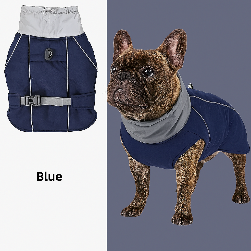 Trendy Hydruff French Bulldog Warm Vest – Reflective Waterproof Light...