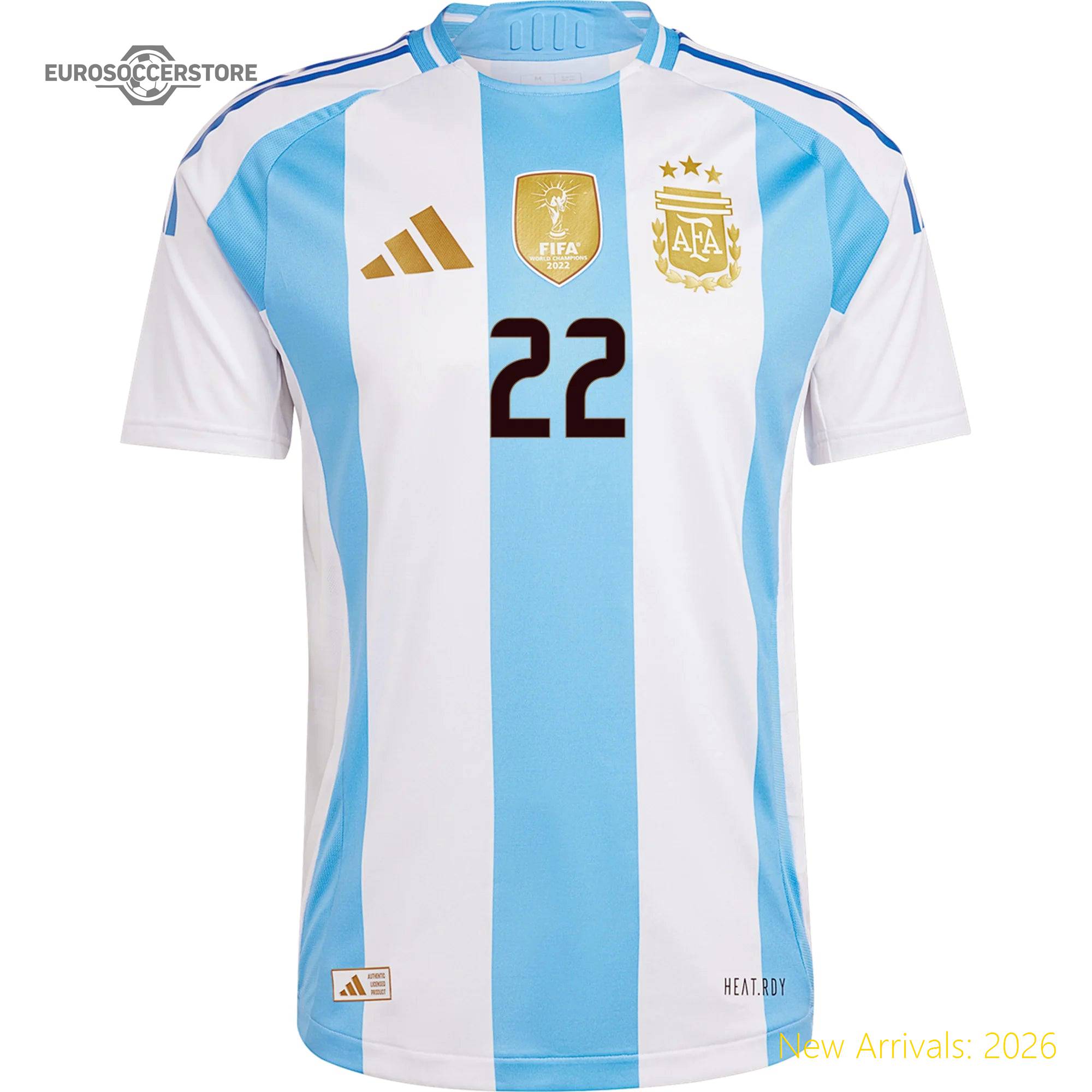 Officially Approved Men Arg Team Home Top-grade Jersey 2024