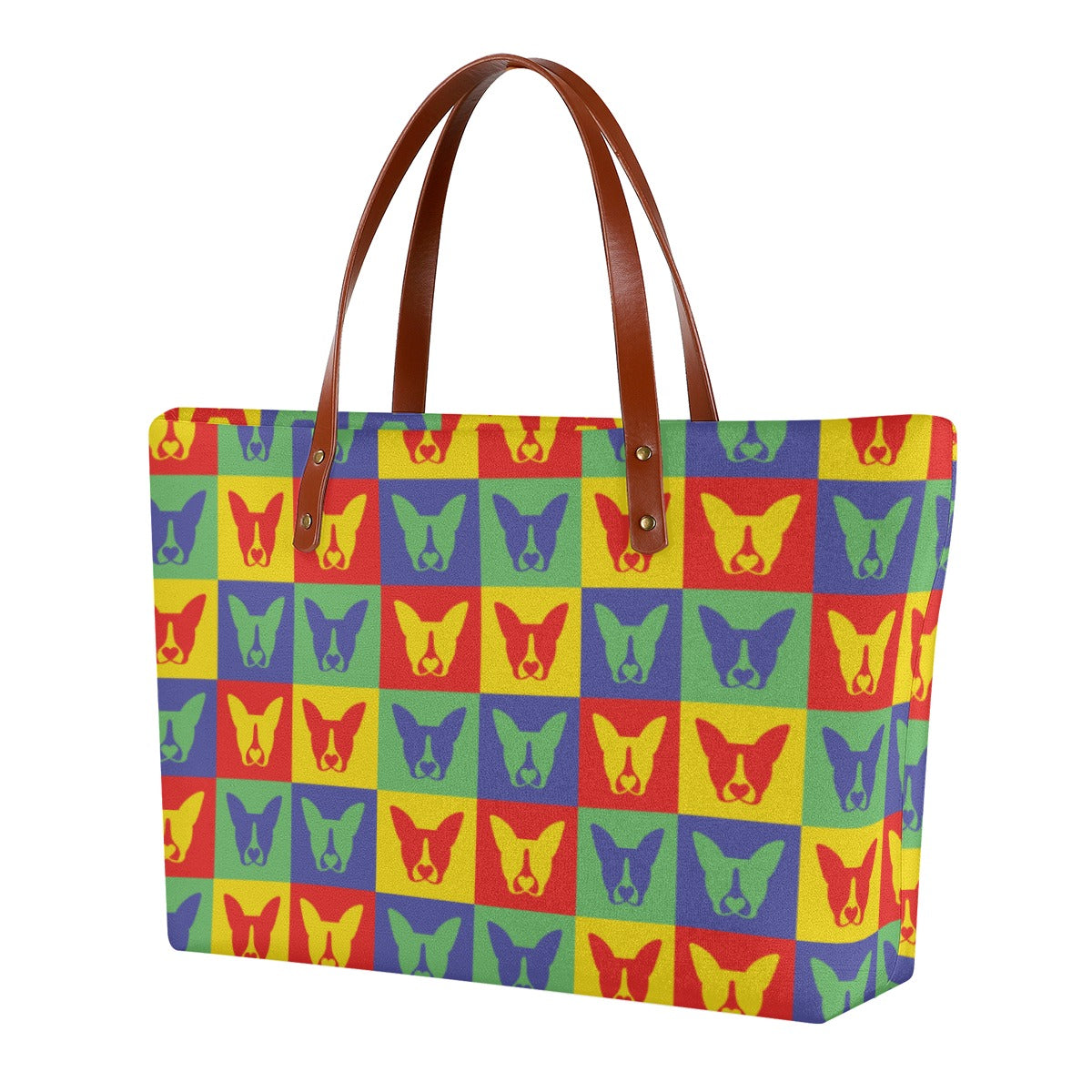 Women's Tote Bag For Boston Terrier Lovers Indoor Use | Non-slip Design