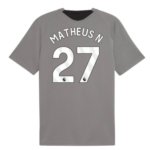 [HP] 2026-2027 Man City Training Jersey (Cast Iron) (Matheus N. 27)