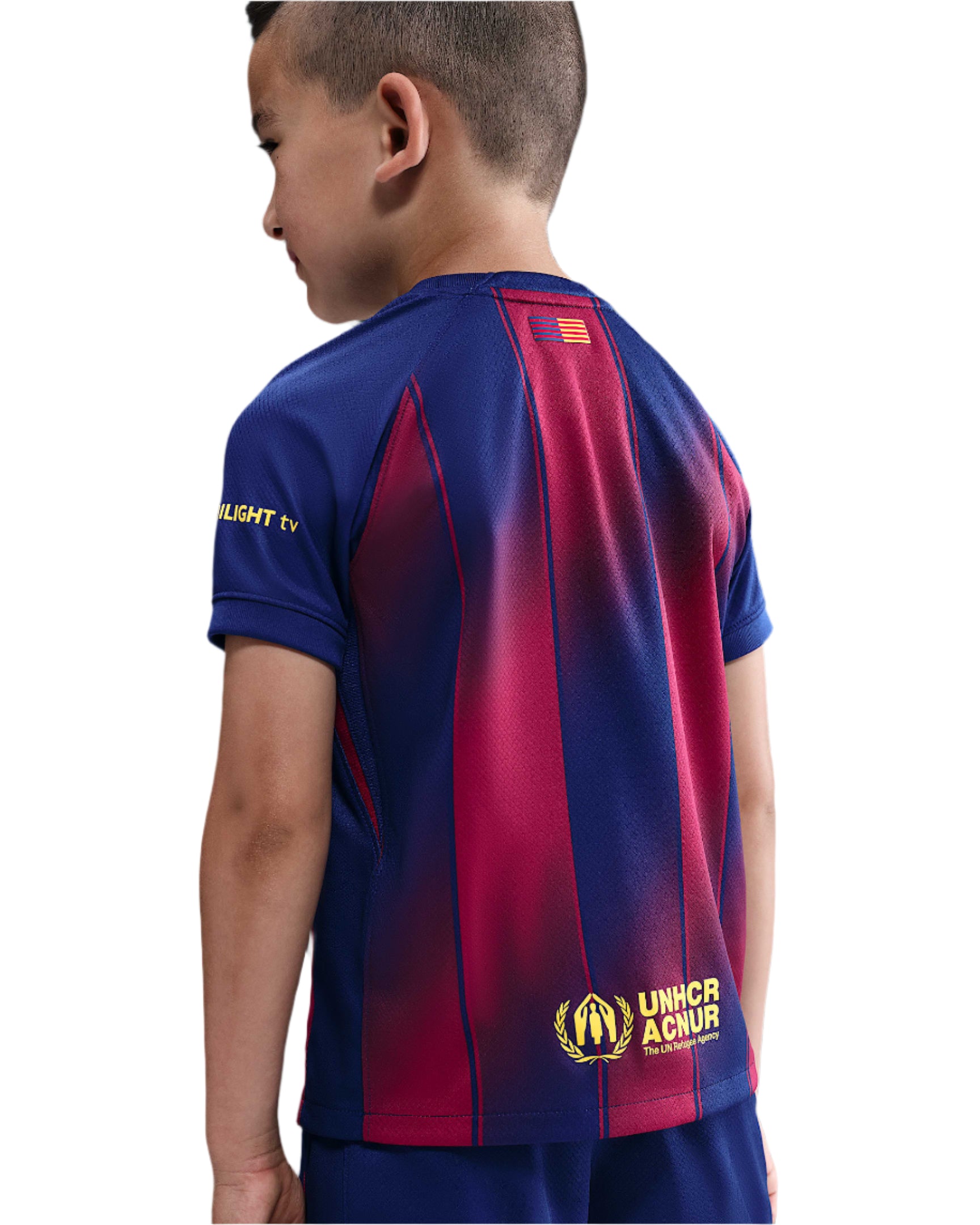 Barcelona Gold) 2025-2026 UCL Home Jersey – Authentic Shirt