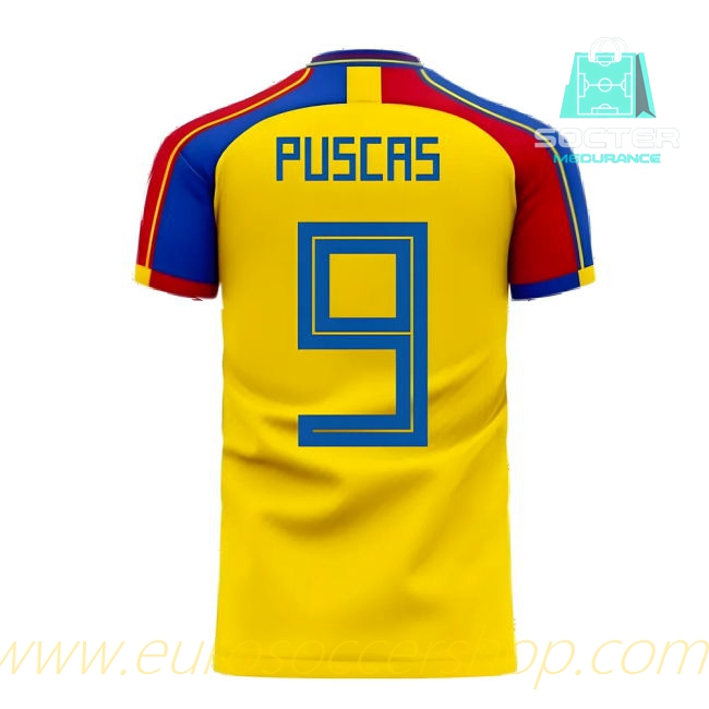 2025-26 Collection Romania Home Shirt Design Concept (PUSCAS 9)