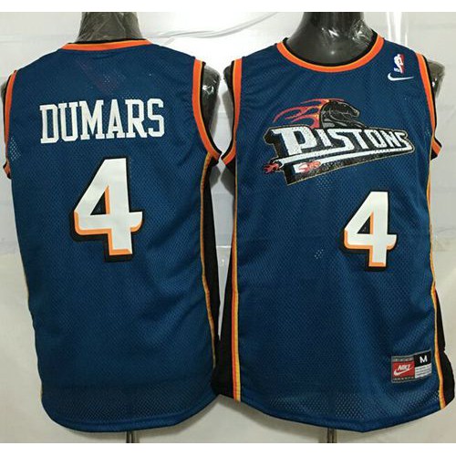 Pistons Blue Detroit Pistons #4 Jersey - Great Value Basketball Jersey