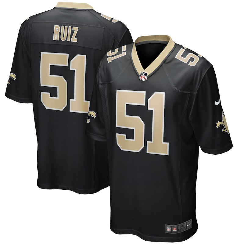 None Cesar Ruiz New Orleans Saints Bold Authentic Jersey Game Day Wear