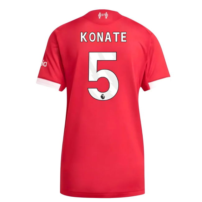 2025-20 Liverpool Home Soccer Shirt Konate #5 L M Women S