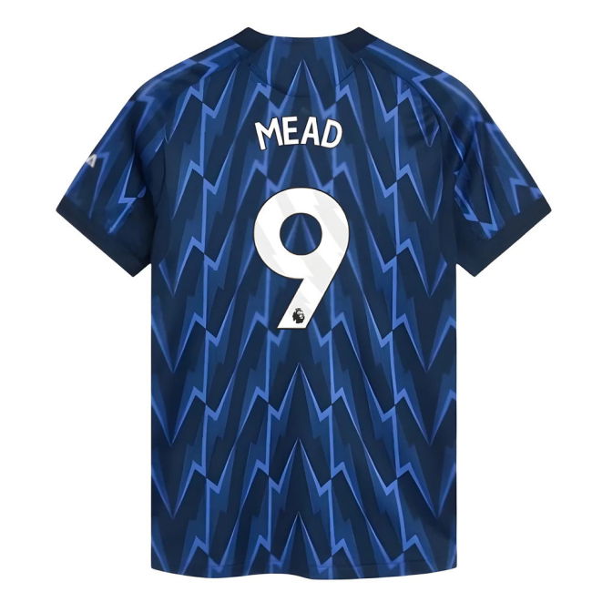 Arsenal Arsenal Authentic Away Shirt Womens Mead #9 Official Licen...